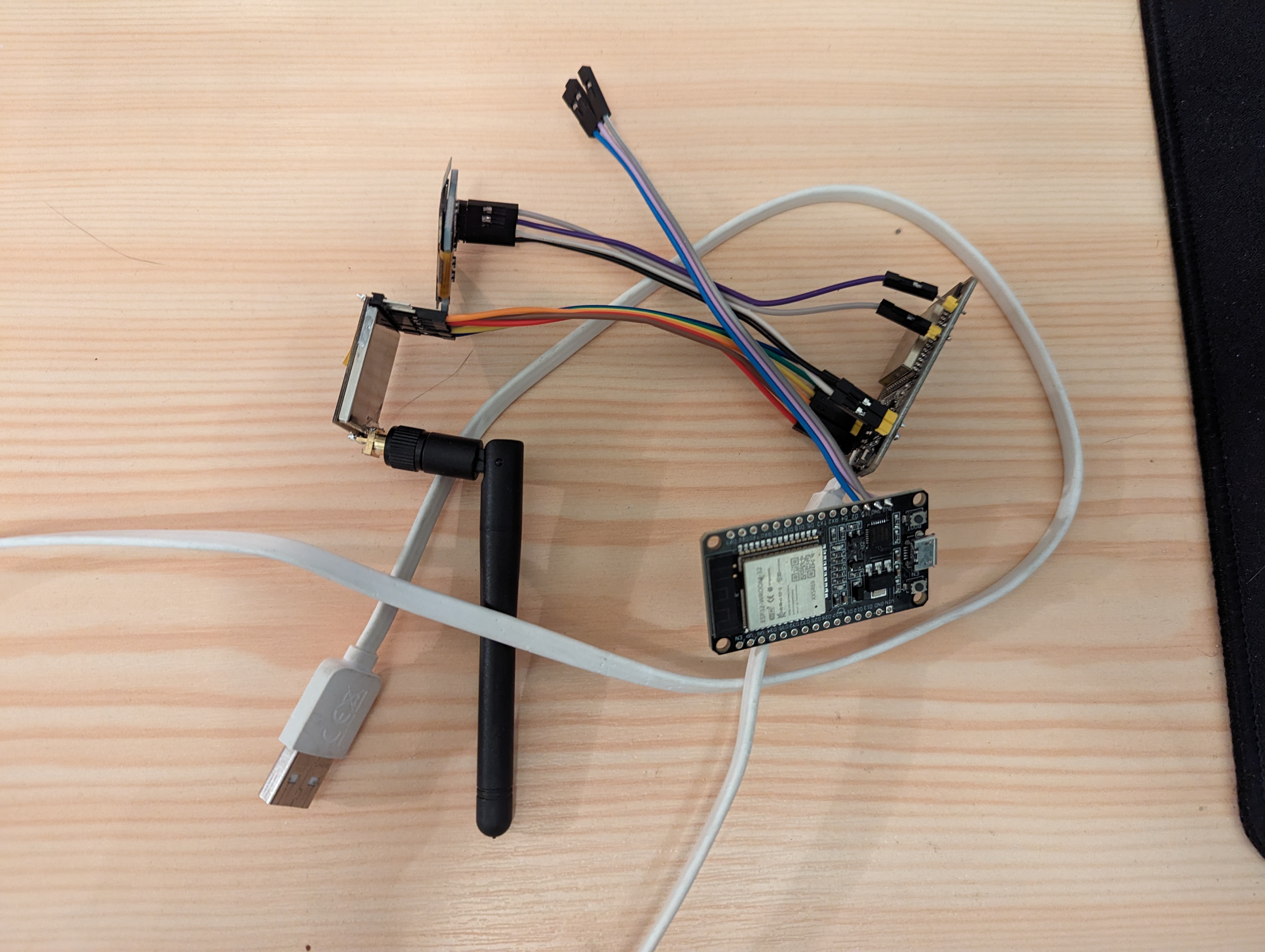 messy image of my laptimer